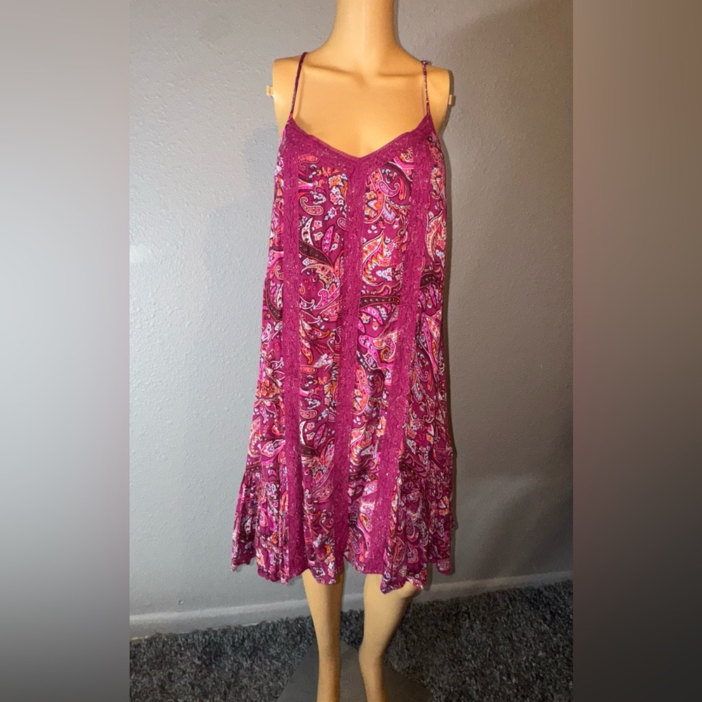 Hollister Pink Paisley Mini Dress